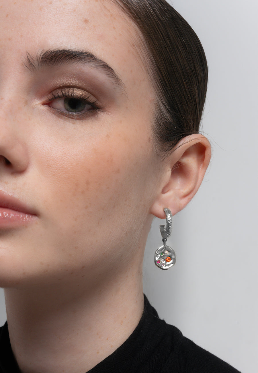 lavani Aros Sadie Coin Plata Venta caliente