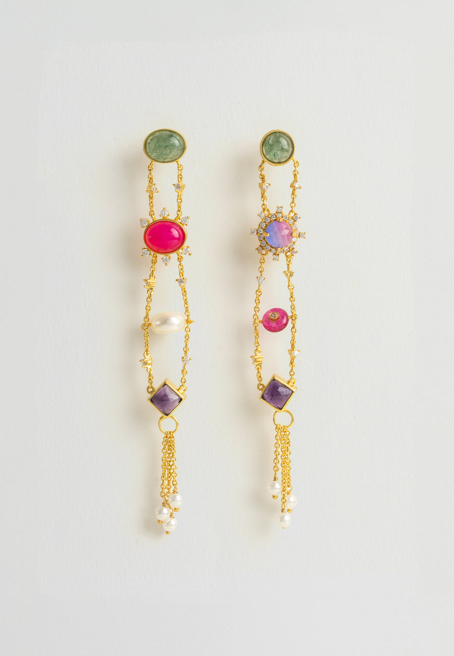 lavani Pendientes Galatea Multicolor Tienda