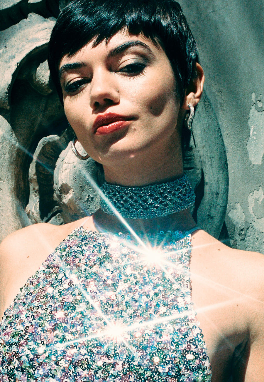 lavani Choker Rack Ivette Plata Libre de impuestos