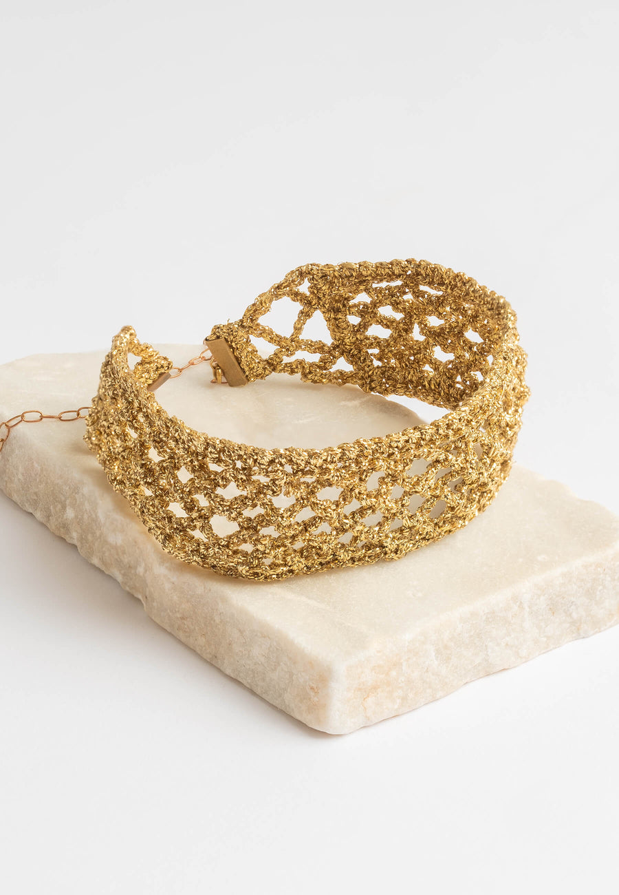 lavani Choker Rack Ivette Dorado Descuentos del mes