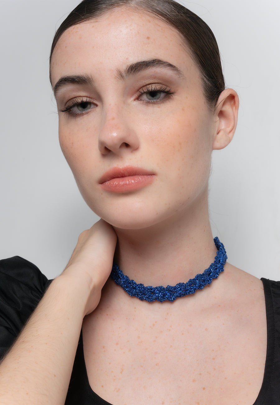 lavani Choker Spike Pitiusas Azul Ofertas de temporada