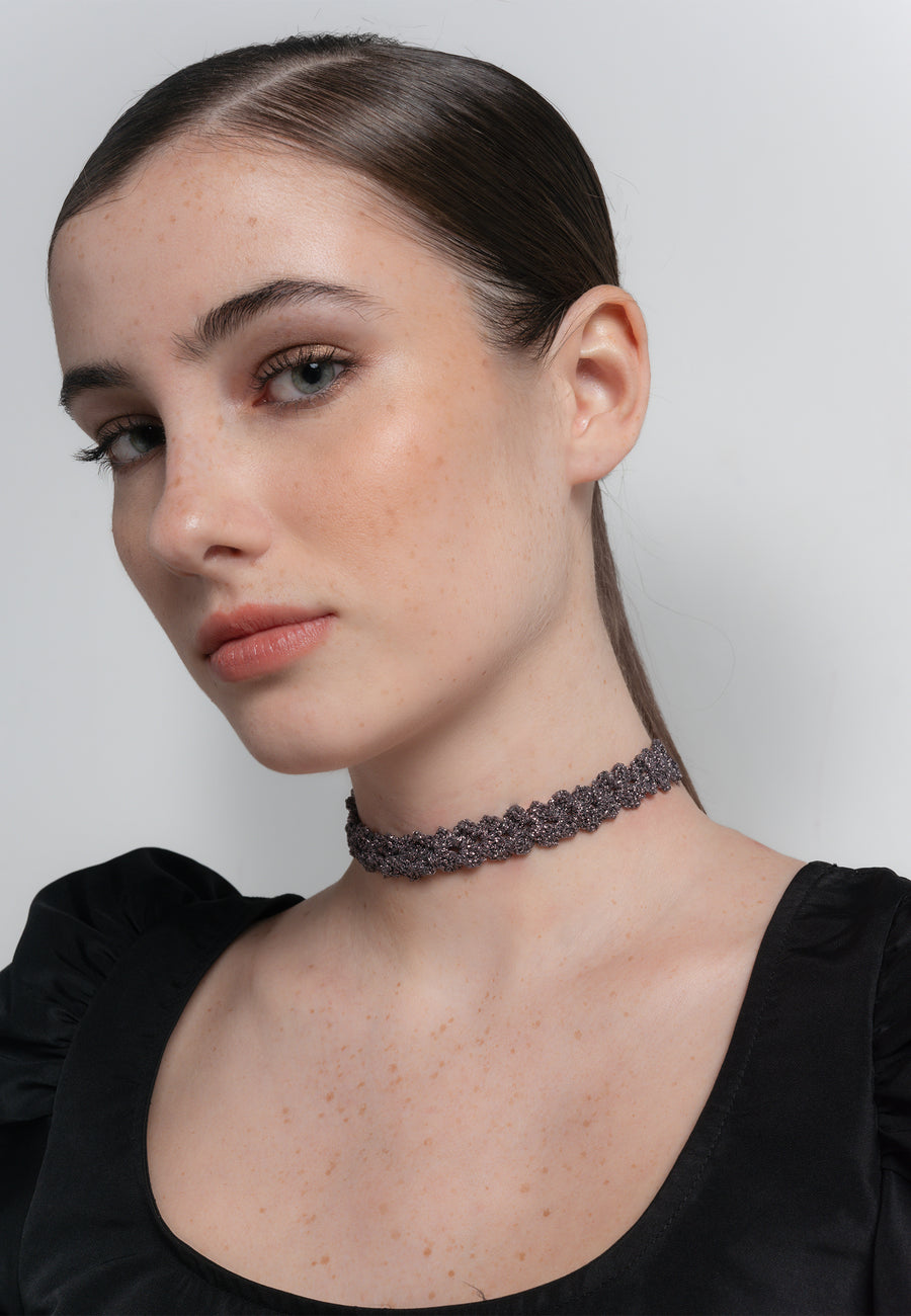 lavani Choker Spike Pitiusas Gris Grandes ahorros