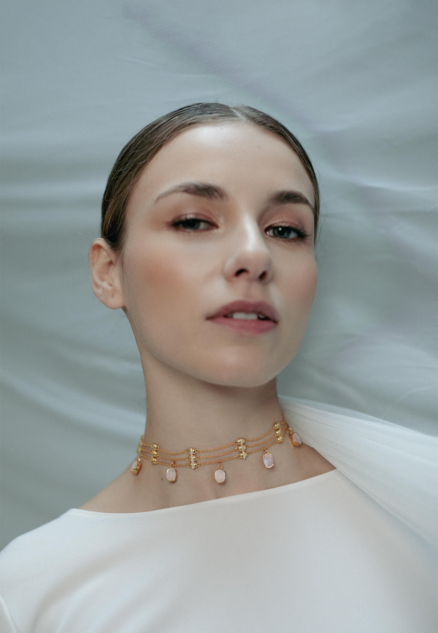 lavani Choker The Empress Blanco En oferta