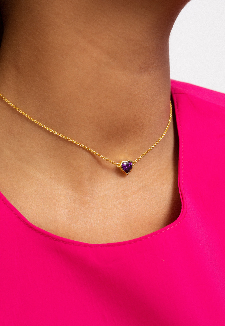 lavani Colgante Corazón Kindness Morado Tienda