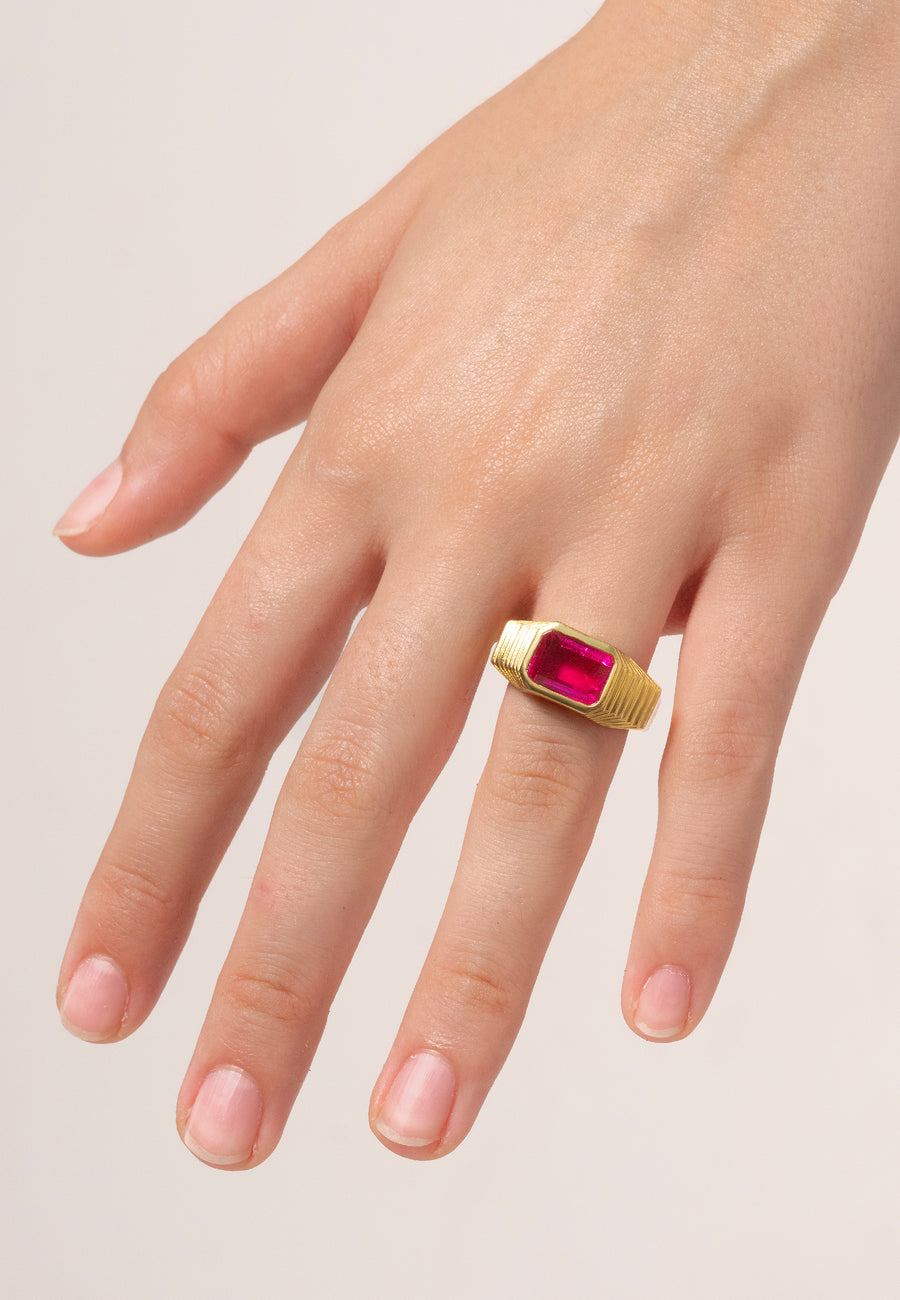 lavani Anillo Chevalier Fucsia Precio de fábrica
