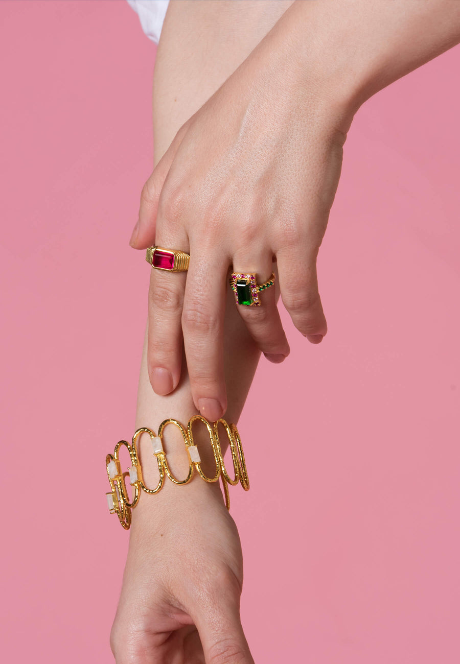 lavani Anillo Chevalier Fucsia Precio de fábrica