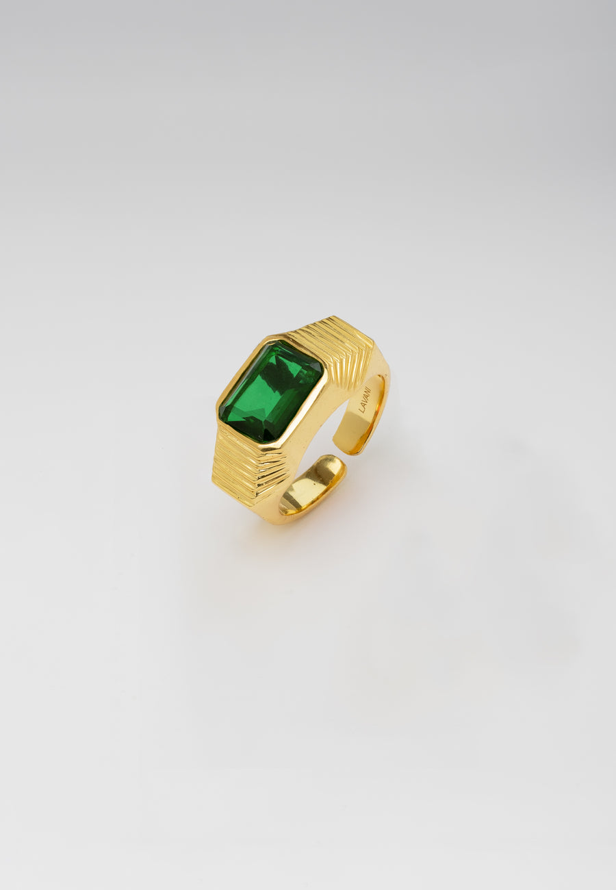 lavani Anillo Chevalier Verde Esmeralda Promoción por tiempo limitado