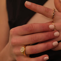 lavani Anillo Ópalo Octubre En oferta