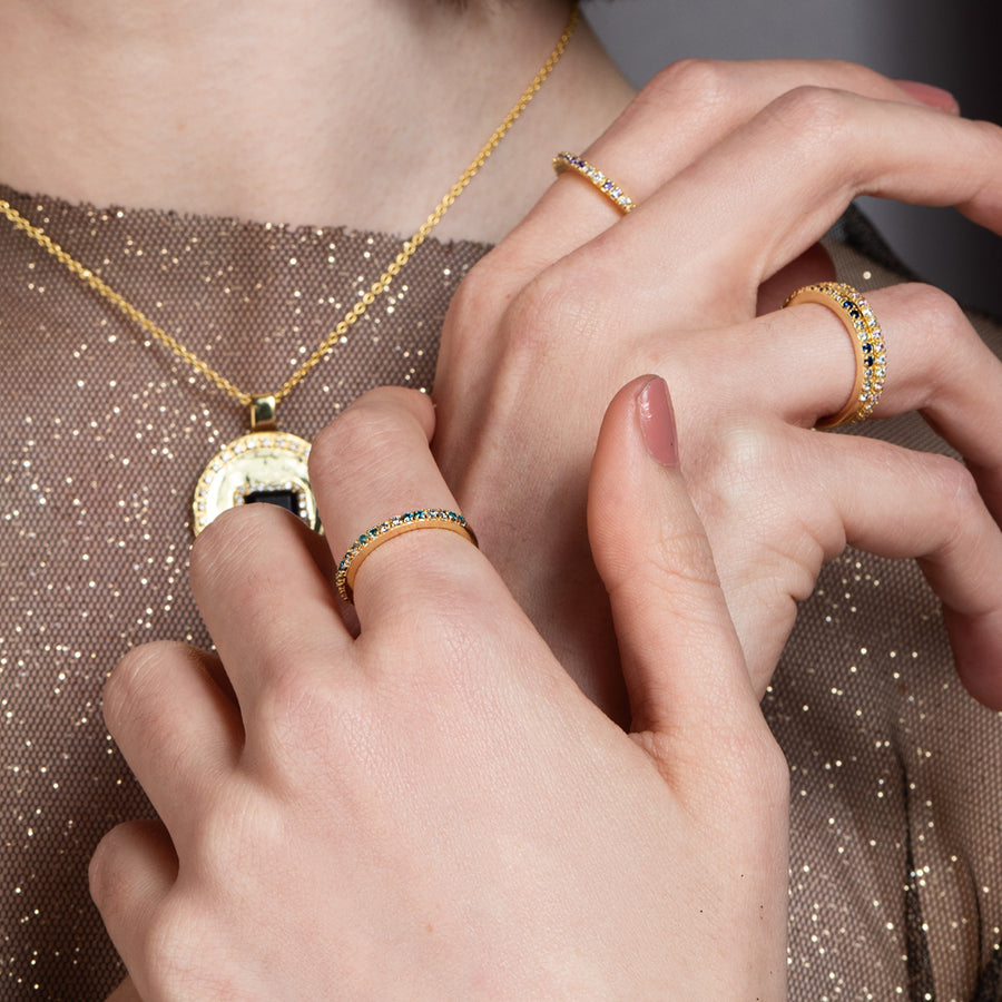 lavani Anillo Diya Aguamarina Outlet online