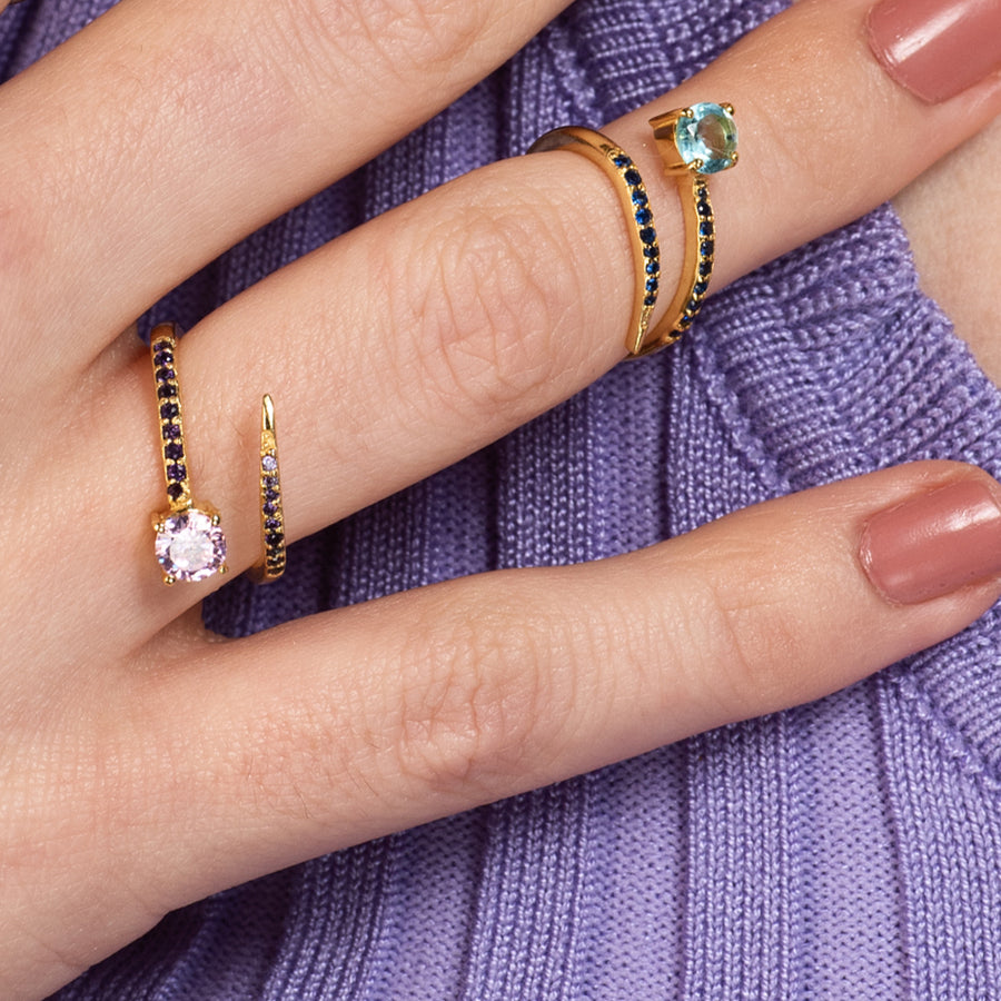 lavani Anillo Alisa Azul Rebajas