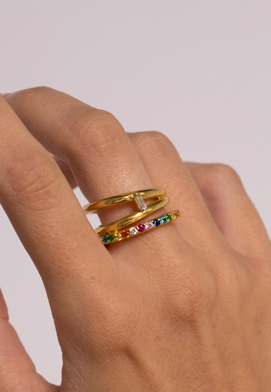 lavani Anillo Idol Multicolor Venta caliente
