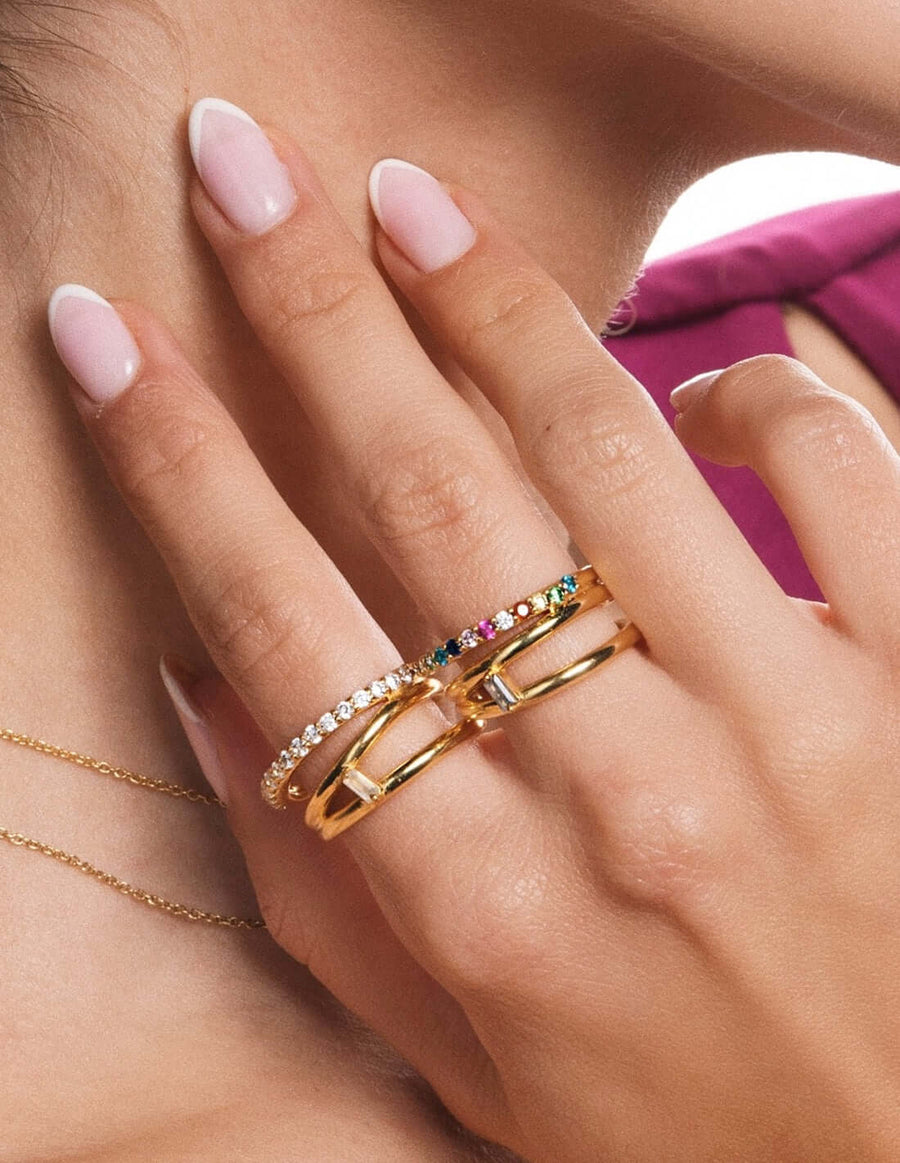 lavani Anillo Idol Multicolor Venta caliente
