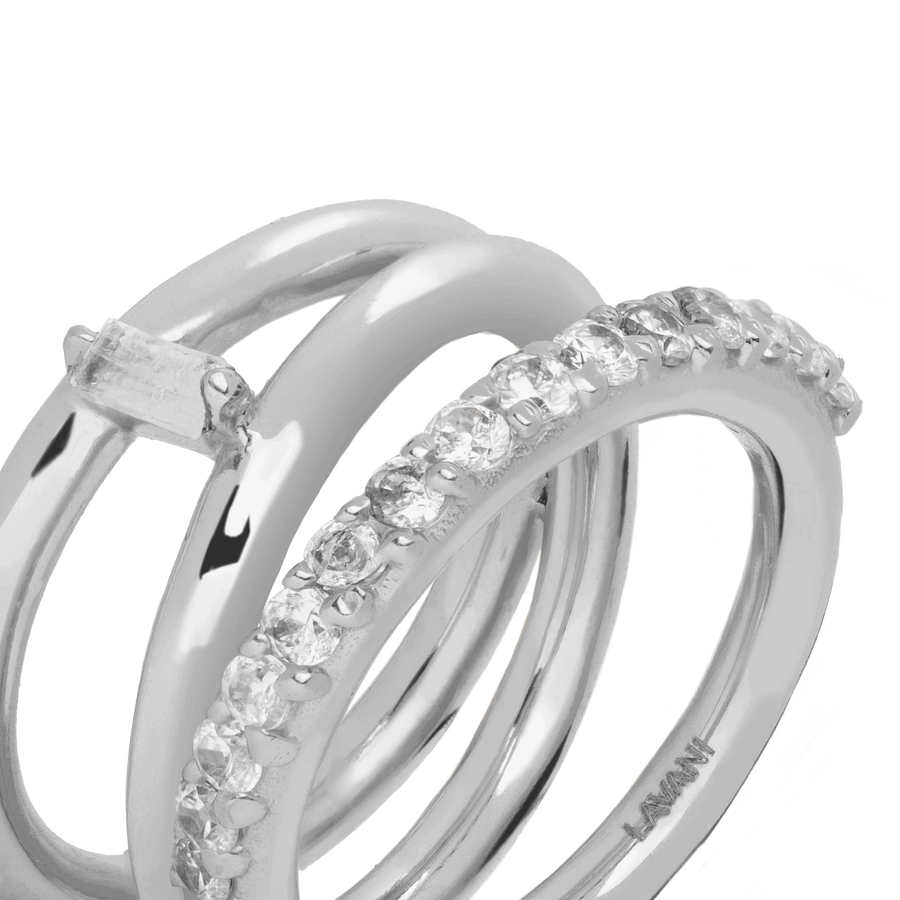 lavani Anillo Idol Blanco Plata Rebajas de fábrica