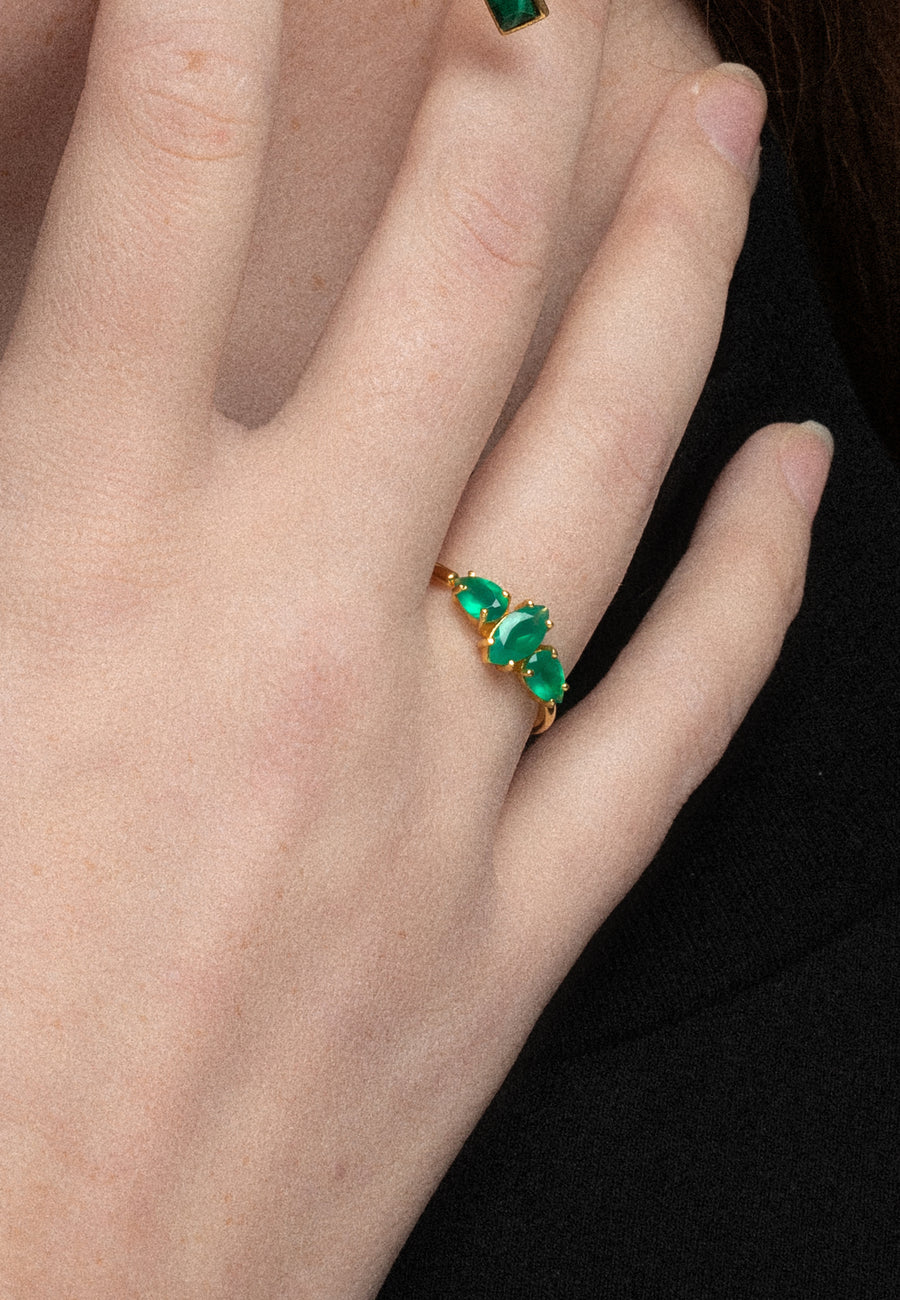 lavani Anillo Kasia Verde Descuento