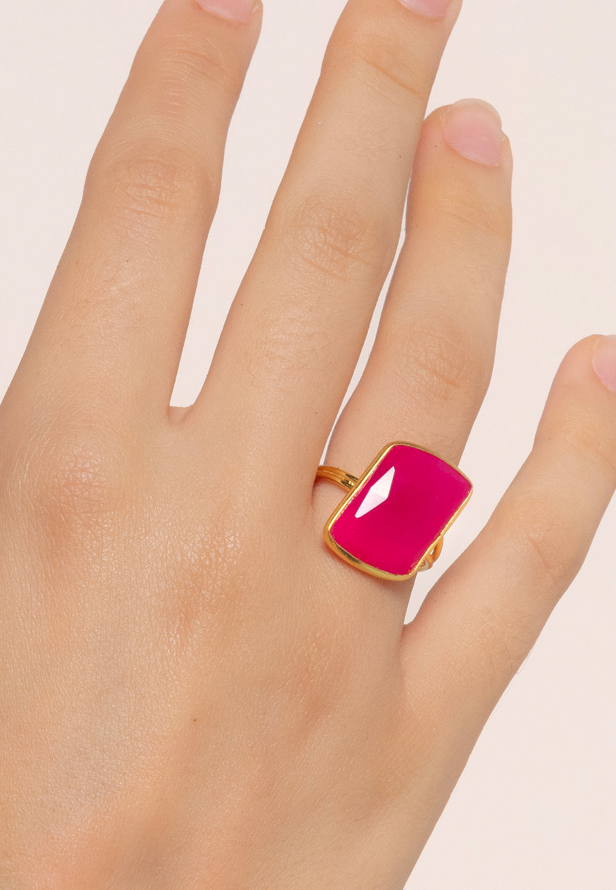 lavani Anillo Stardust Fucsia Mejor oferta