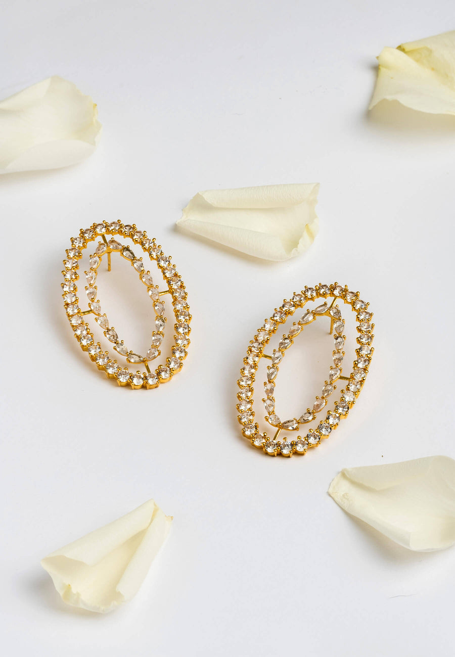 lavani Pendientes Rivoli Blancos Tienda de fábrica