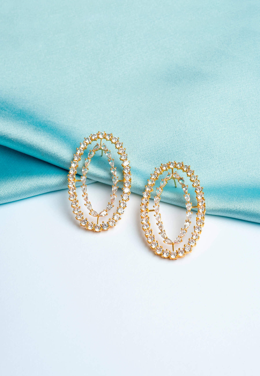 lavani Pendientes Rivoli Blancos Tienda de fábrica