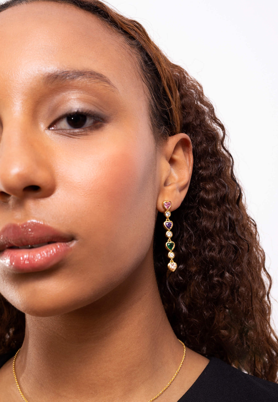 lavani Pendientes Corazón Fearless Oferta exclusiva