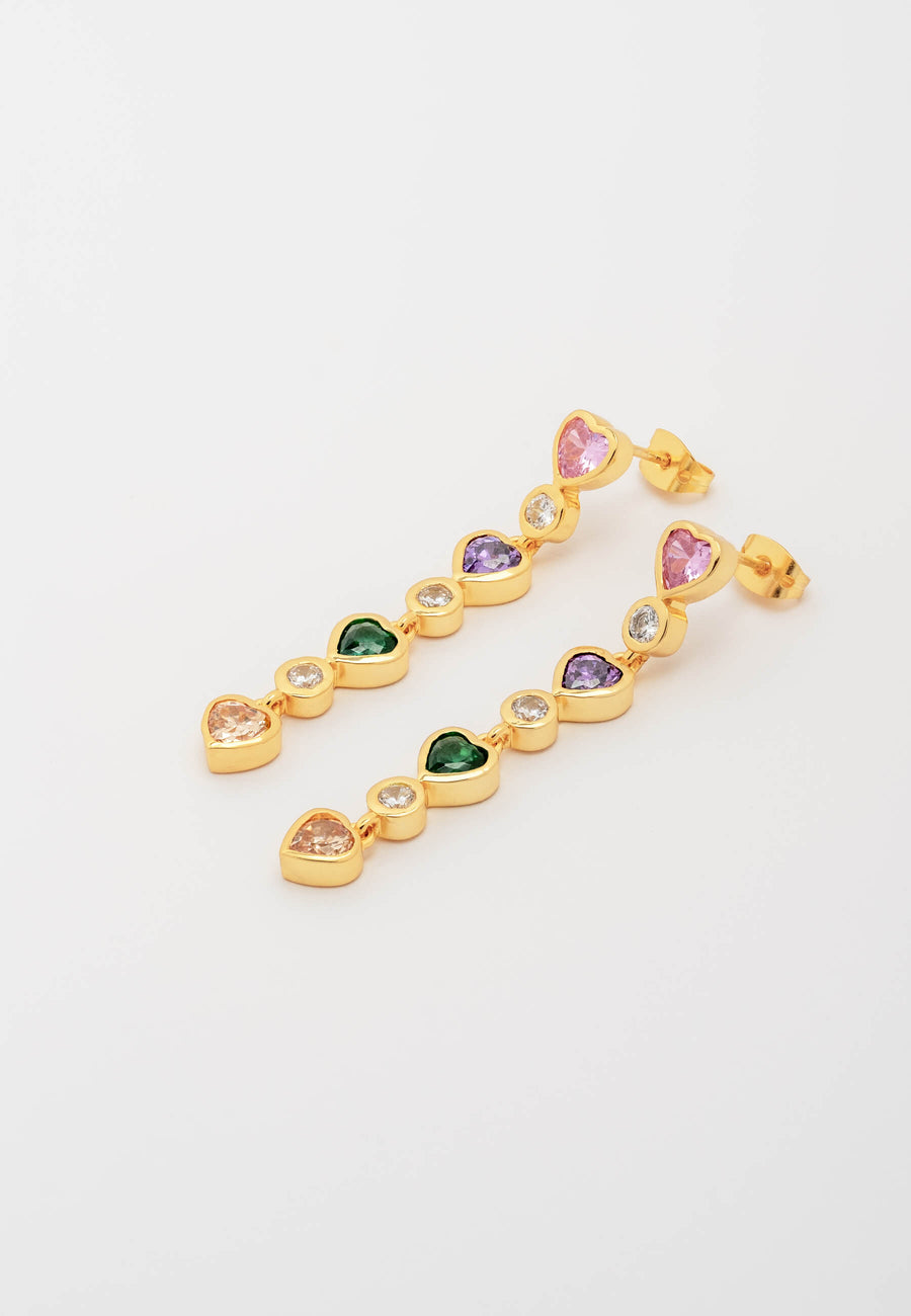 lavani Pendientes Corazón Fearless Oferta exclusiva