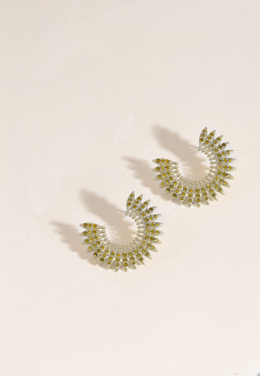 lavani Pendientes Plata Marrakech Última moda