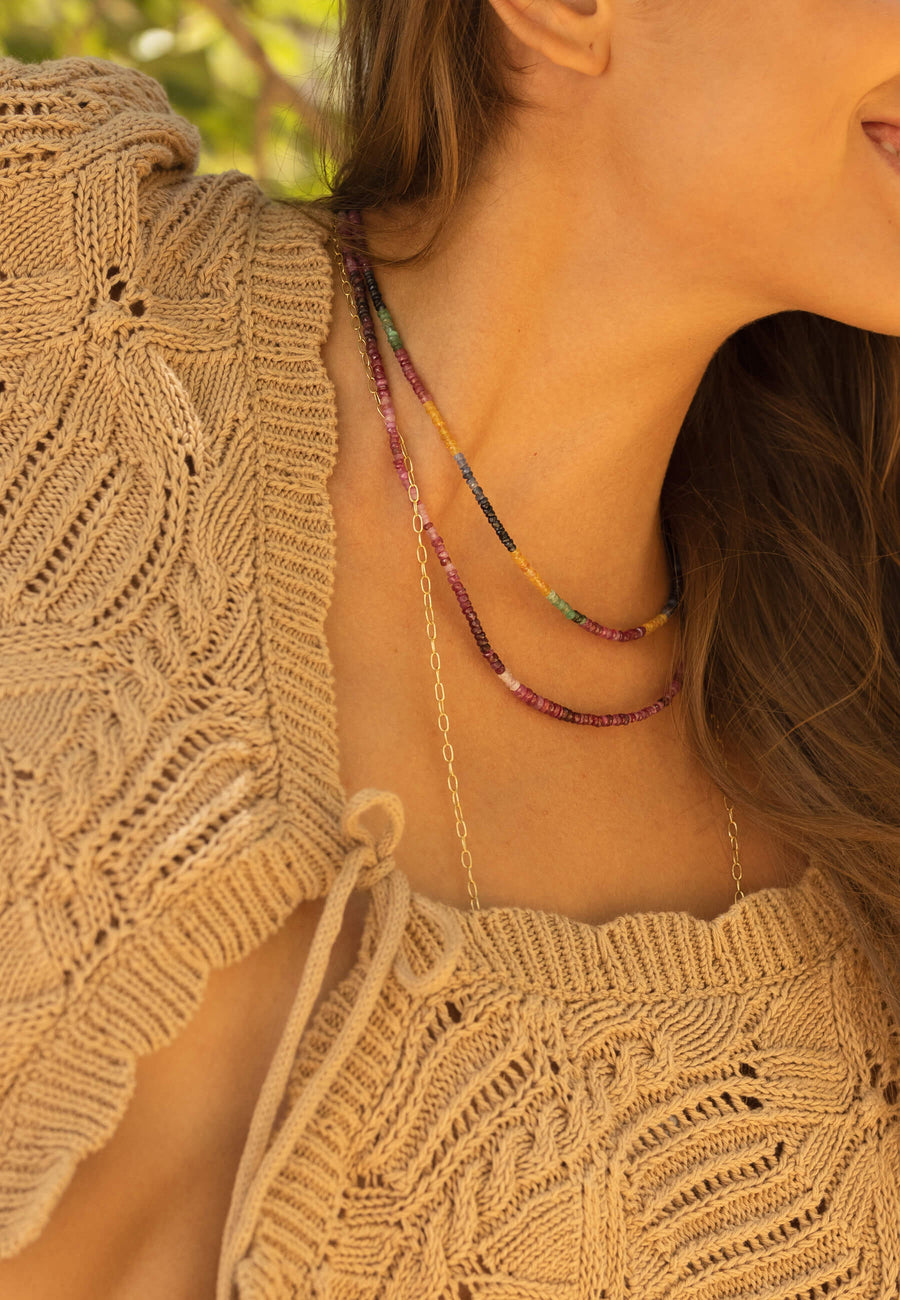 lavani Collar Zafiro Multicolor Olivenza Rebajas de fin de temporada