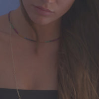 lavani Collar Zafiro Multicolor Olivenza Rebajas de fin de temporada