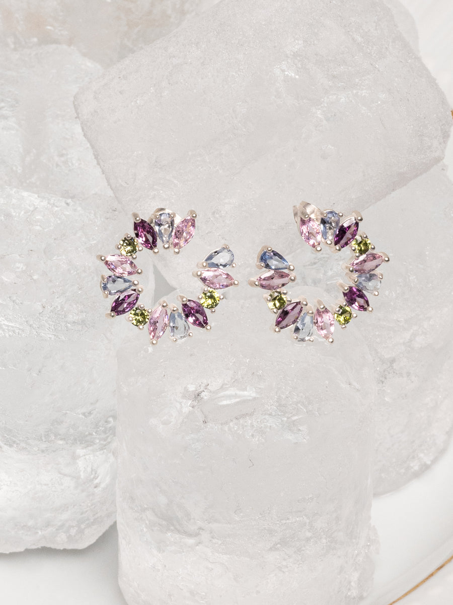 lavani Pendientes Amal Plata Ventas relámpago