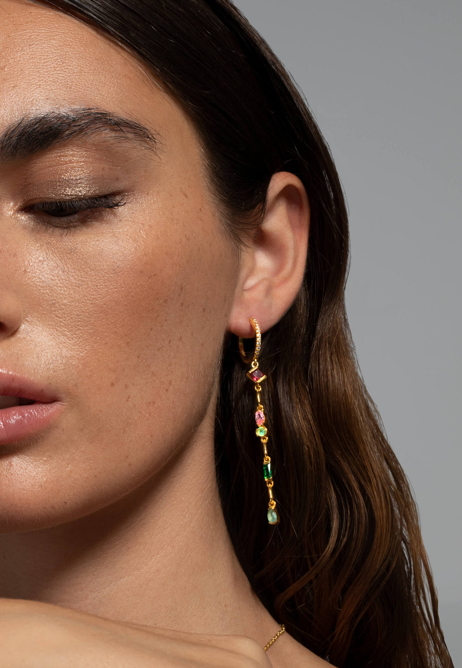 lavani Pendientes Aro con Colgante Mystere Envío gratis