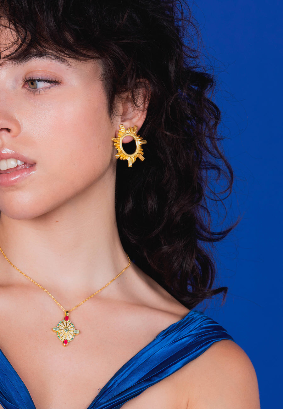 lavani Pendientes Rosetón Emile Último día