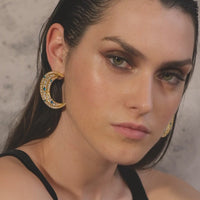 lavani Pendientes La Luna Última moda