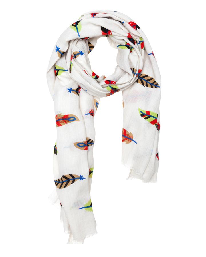 lovat & green FEATHERS ECRU - LOVAT&GREEN SS’ 18 Scarves Collection Los más vendidos