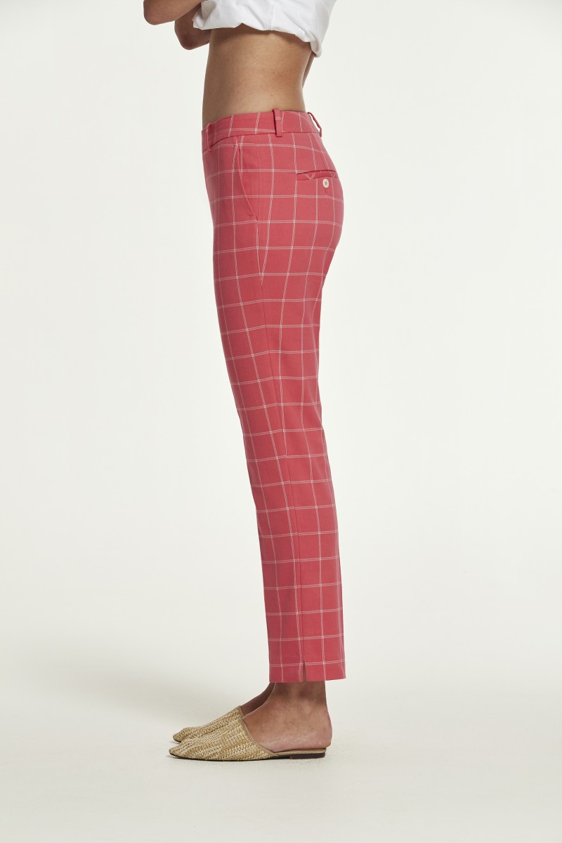 oky coky PANTALÓN CURAI CUADRO BICOLOR Liquidación