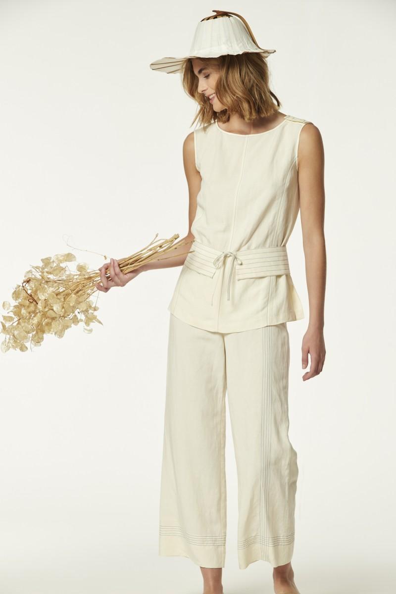 oky coky PANTALÓN LYNO LINO VISCOSA Tienda de fábrica