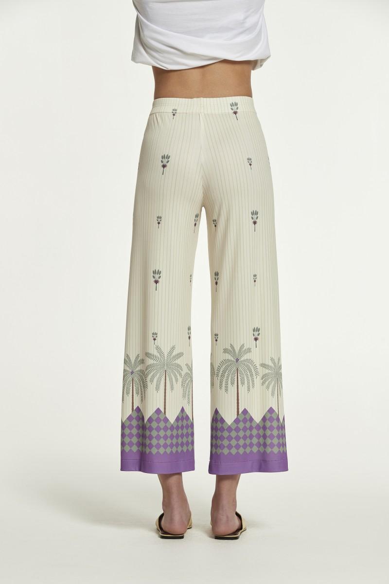 oky coky PANTALÓN CAEBO9 PUNTO ESTAMPADO GRECA En oferta