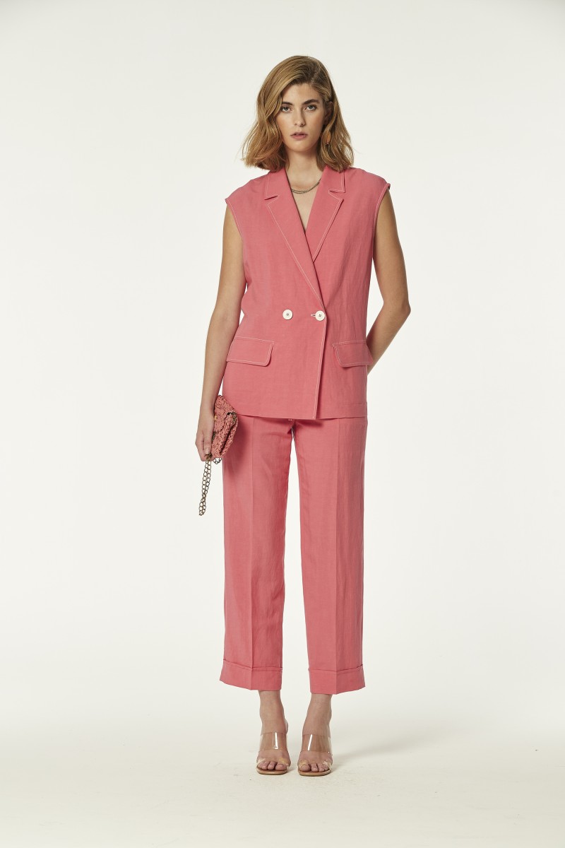 oky coky PANTALÓN HARIL LINO VISCOSA Descuentos del mes