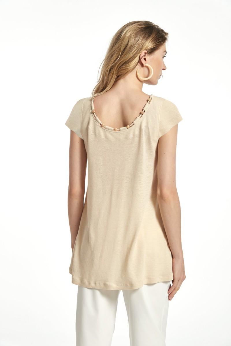 oky coky TOP DORITA7 PUNTO DE LINO RUSTICO COMPRAR AHORA