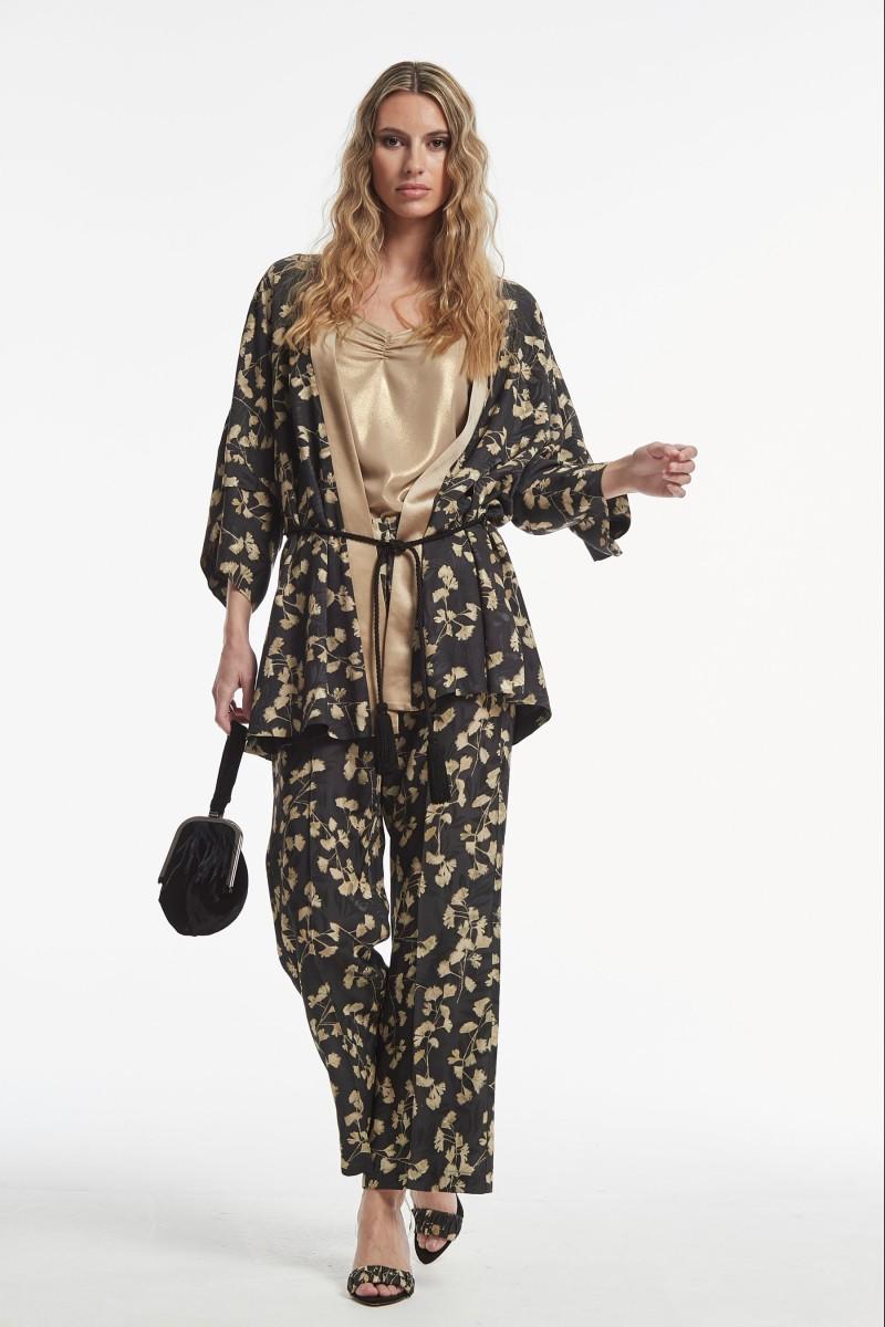 oky coky CHAQUETA POVEDA JACQUARD ECOVERO ESTAMPADO Superdescuento