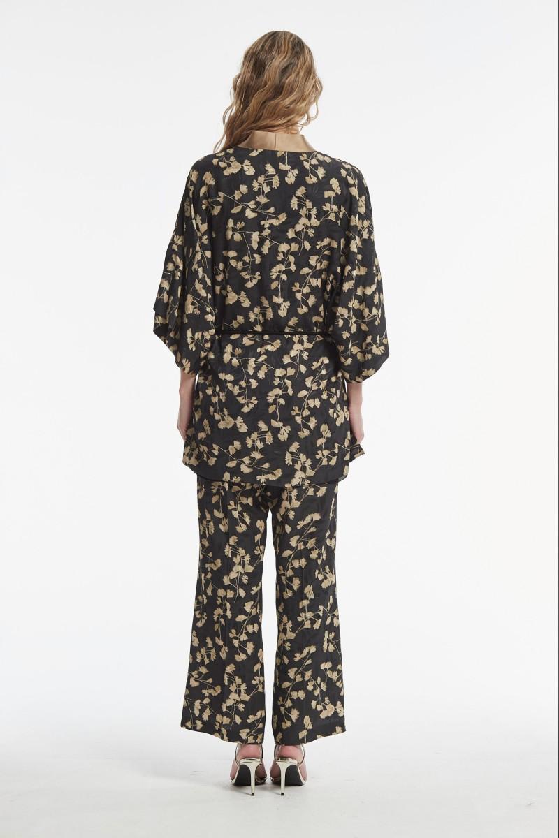 oky coky CHAQUETA POVEDA JACQUARD ECOVERO ESTAMPADO Superdescuento