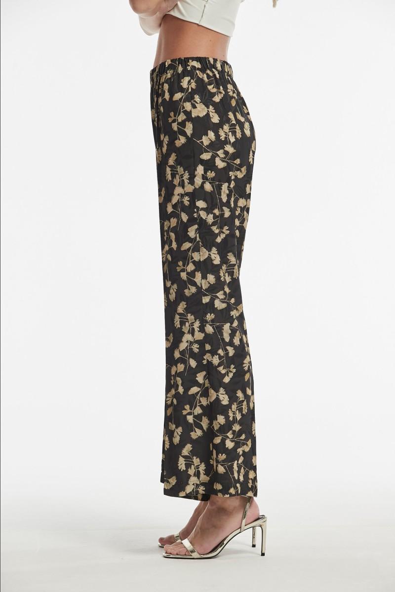 oky coky PANTALÓN FAISAN JACQUARD ECOVERO ESTAMPADO Liquidación