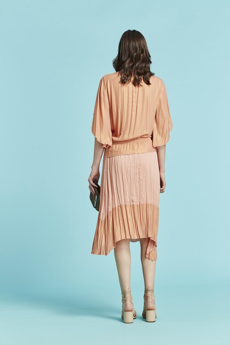 oky coky FALDA GASA LAMINADA BICOLOR En oferta