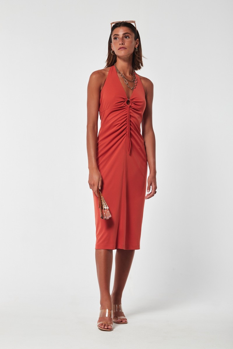 oky coky VESTIDO DENTO PUNTO LISO Rebajas baratas