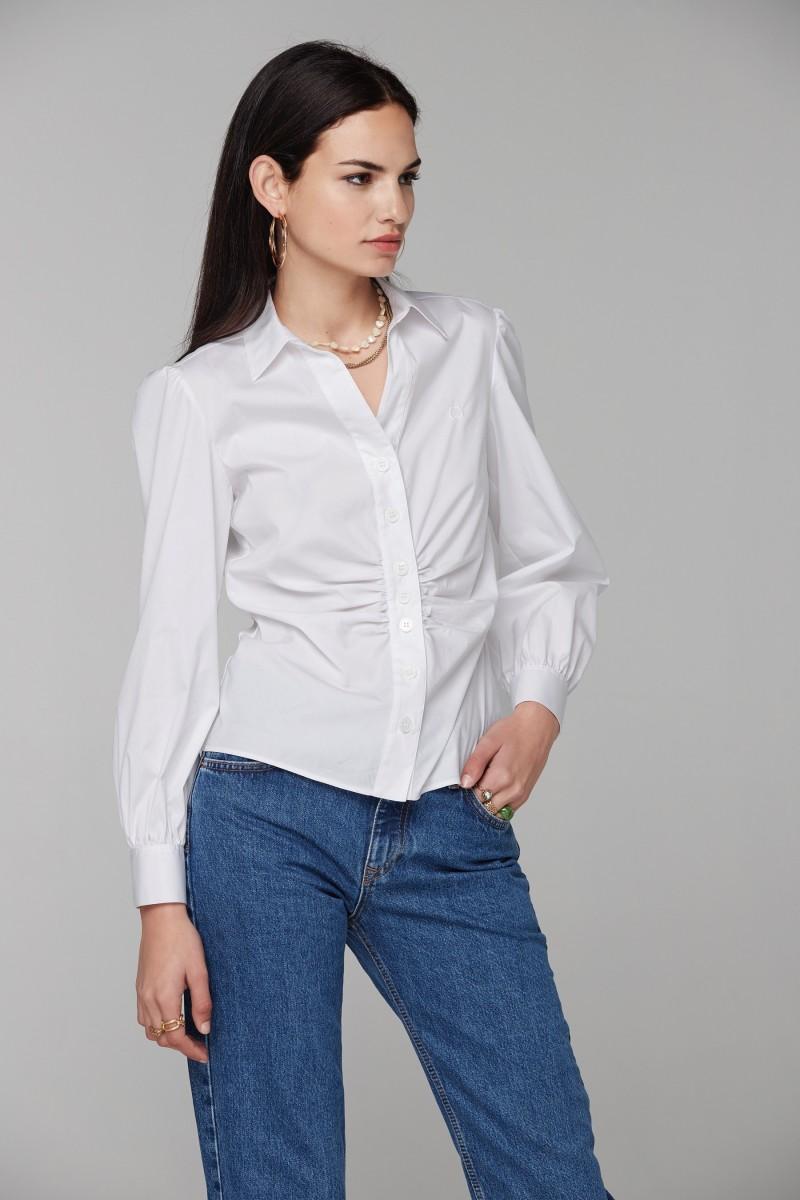 oky coky CAMISA MUSTA POPELÍN STRETCH Ventas relámpago