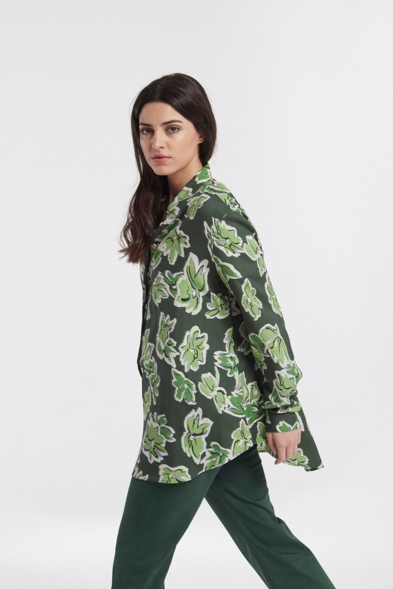 oky coky CAMISA AMPLIA ESTAMPADO FLOR Envío gratis