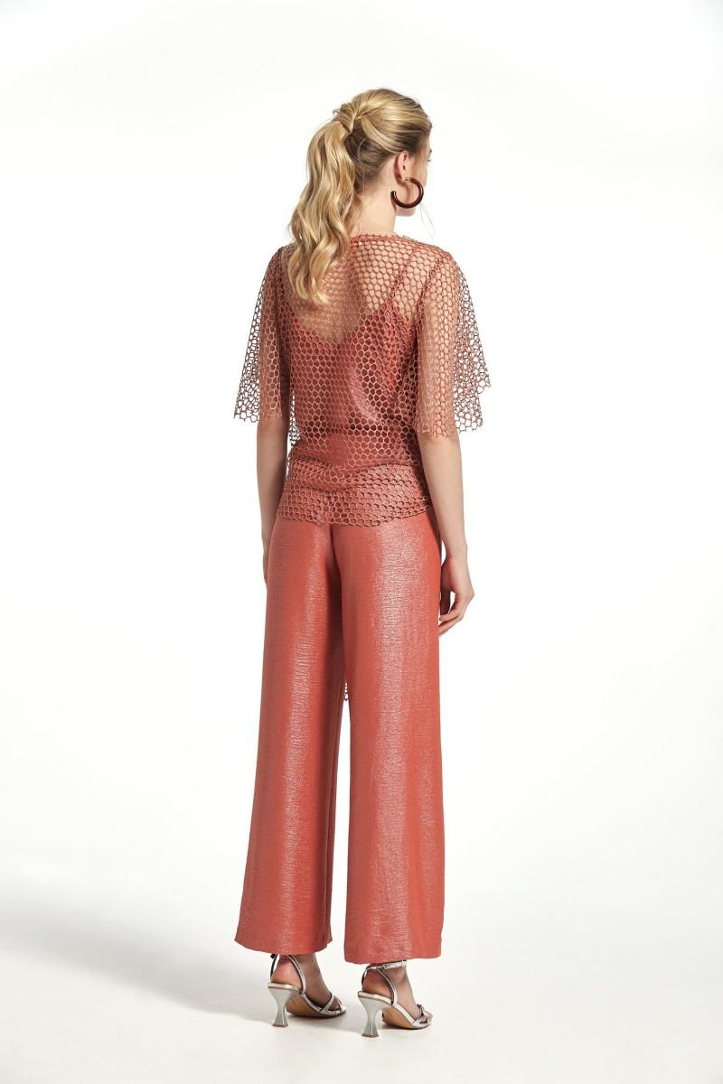 oky coky TOP ELOISA RED DE PUNTO LAMINADA Oferta especial de fábrica