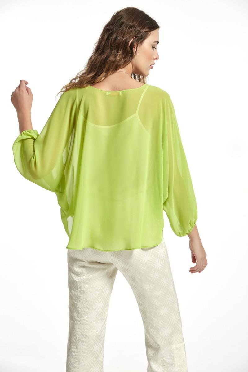 oky coky CHAQUETA ESCUAL GASA GEORGETTE Envío internacional gratuito