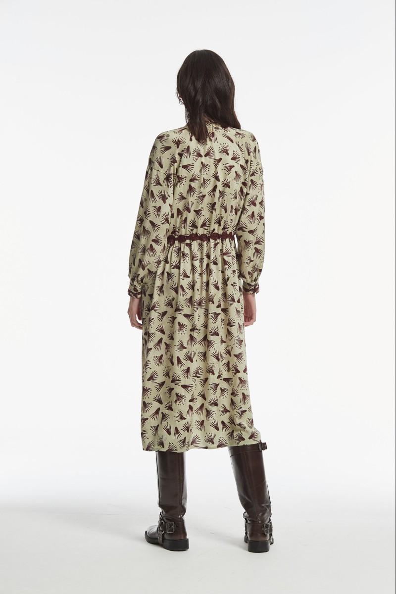 oky coky VESTIDO PICARD ESTAMPADO EFECTO RELIEVE Ahorra y exporta