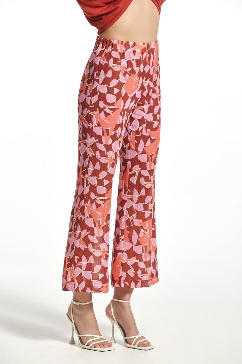 oky coky PANTALÓN FAISAN SEERSUCHER ESTAMPADO MULTICOLOR