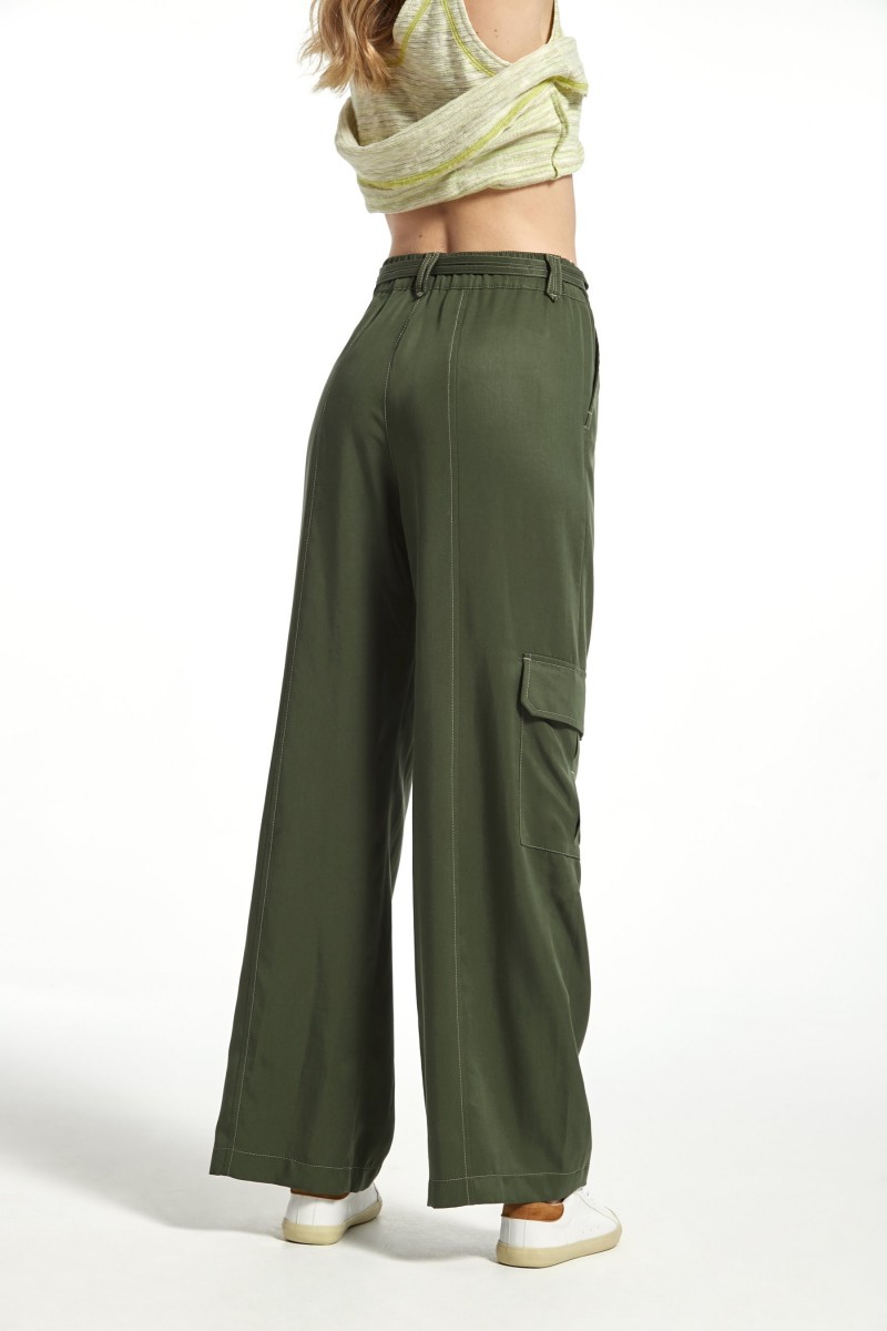 oky coky PANTALÓN PALAU LYOCELL Oferta especial