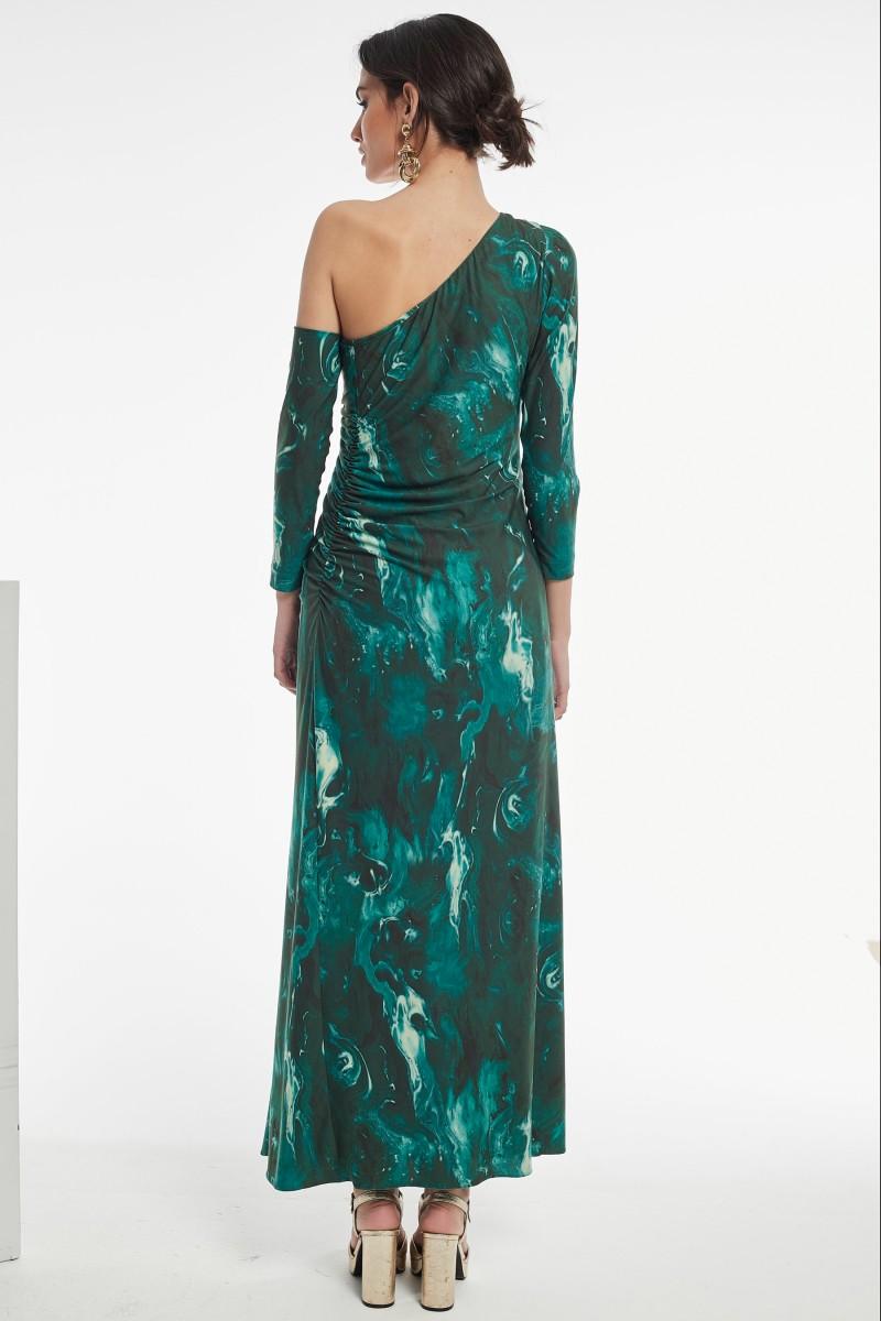 oky coky VESTIDO VELAY PUNTO ESTAMPADO DOBLE CARA Grandes ahorros