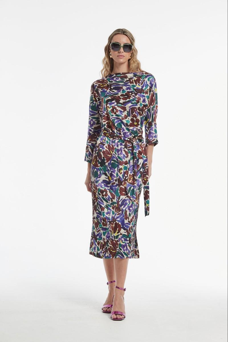 oky coky VESTIDO SILBAR VISCOSA ESTAMPADO FLORAL